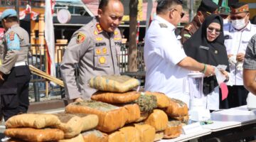 Polres Agara Musnahkan Narkotika Hasil Pengungkapan Kasus, Bupati Apresiasi Kinerja Polres Aceh Tenggara